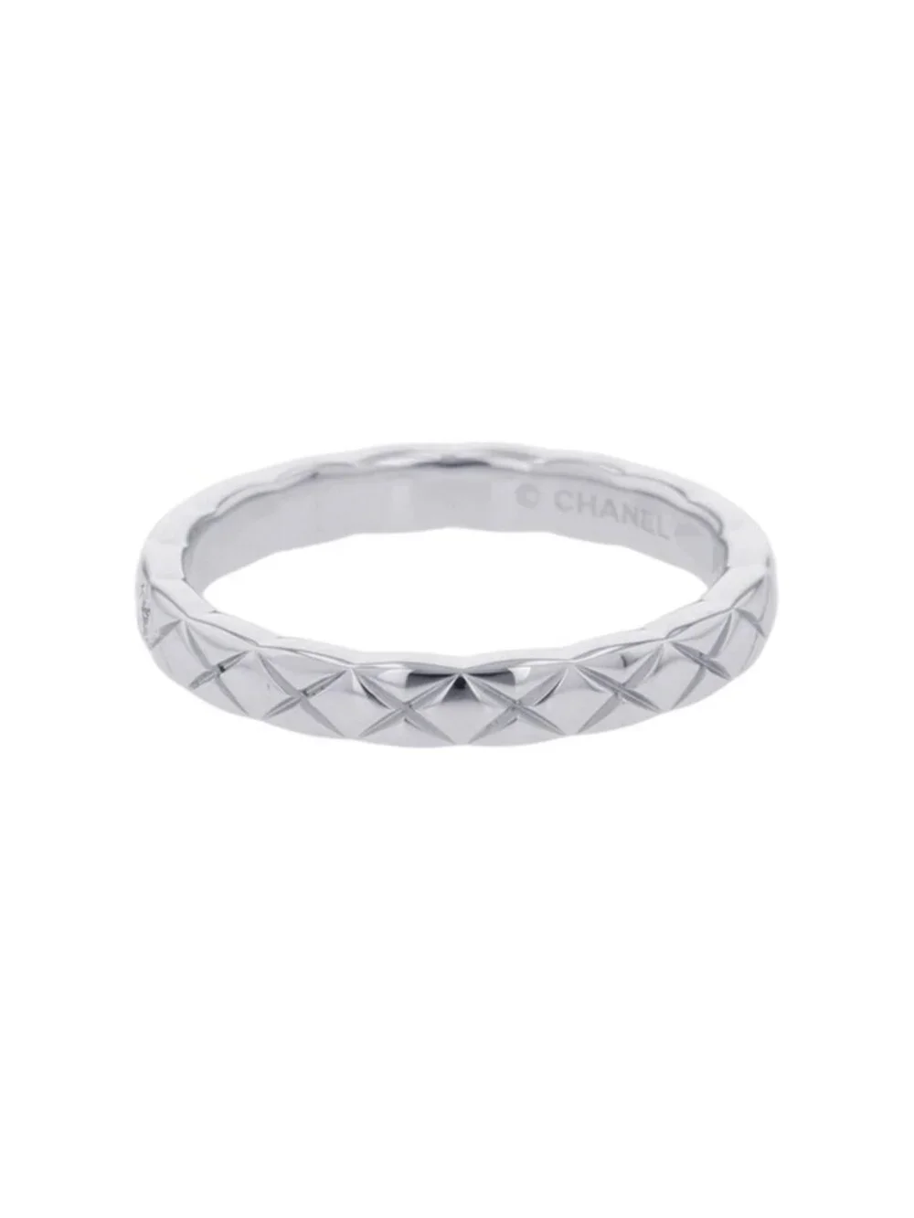 Chanel Ring Coco Crush Collection Marriage Small Diamond Platinum